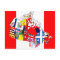 Canadian Flag Map