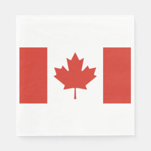 Canadian Flag (Maple Leaf) (Canada) Napkin