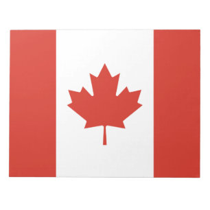 Canadian Flag (Maple Leaf) (Canada) Notepad