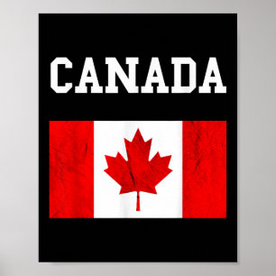 Canadian Flag Maple Leaf Canadian Flag Poster
