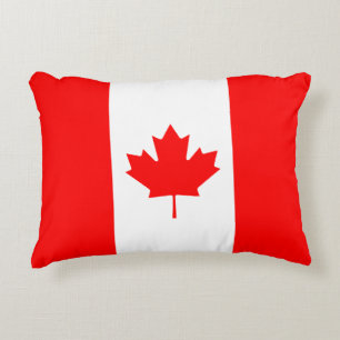 Canadian Flag of Canada Maple Leaf Decorative Pillow