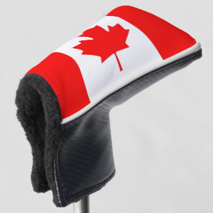Canadian Flag of Canada Red Maple Leaf Golfer Golf Head Cover