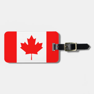 Canadian Flag Personalized Luggage Tag