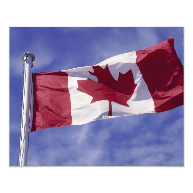 Canadian flag photo print (Front)