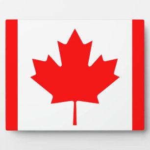 Canadian Flag Plaque