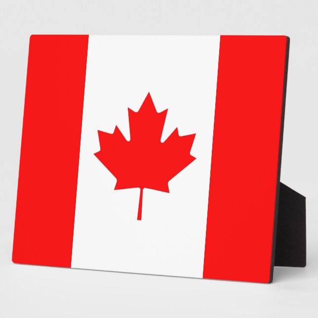 Canadian Flag Plaque (Side)