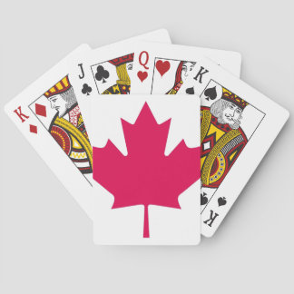 Canadian Flag Playing Cards