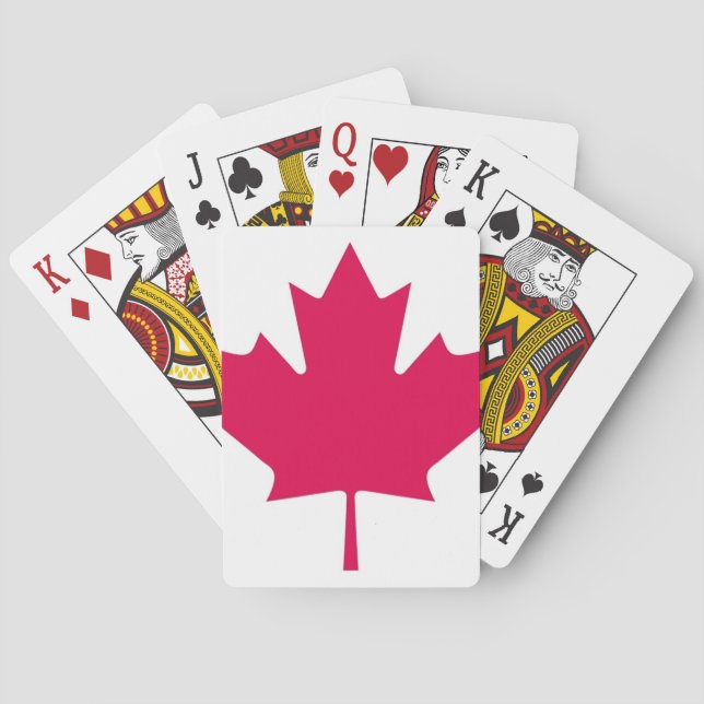 Canadian Flag Playing Cards (Back)
