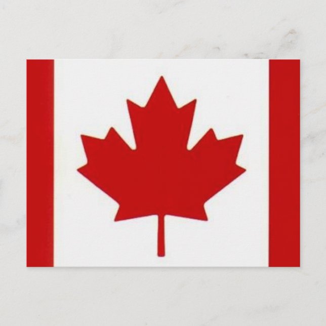 Canadian Flag Post Card (Front)