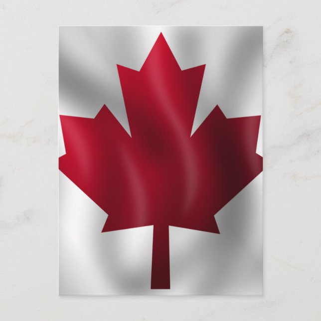 Canadian Flag Postcard (Front)