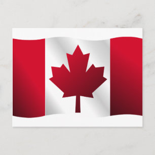 Canadian Flag Postcard