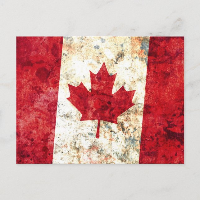 Canadian Flag Postcard (Front)
