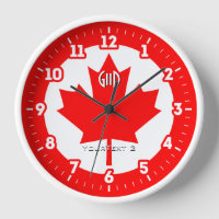 Canadian Flag Red Maple Leaf on a