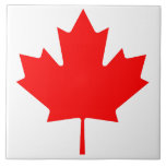 Canadian Flag Red Maple Leaf Tile<br><div class="desc">Red Maple Leaf that is a part of Canadian Flag. Great gift ideas for Canadians and high quality products featuring the Flag of Canada. Visit our store to discover more world flags and more products featuring the Canadian flag.</div>