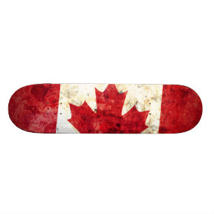 Canadian Flag Skateboard