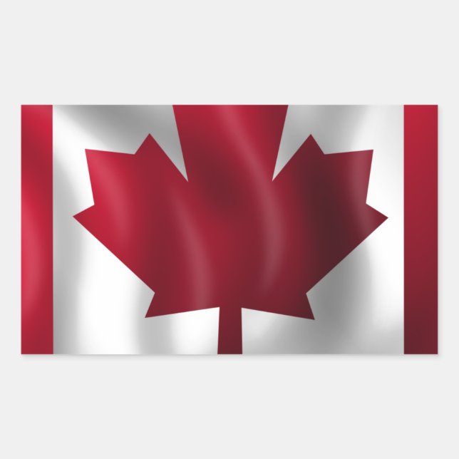 Canadian Flag Sticker (Front)
