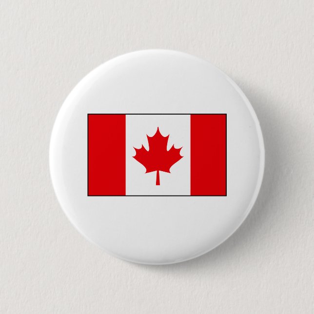 Canadian Flag T-shirts and Gifts 2 Inch Round Button (Front)