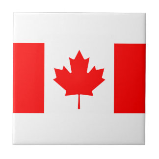 Canadian flag tile