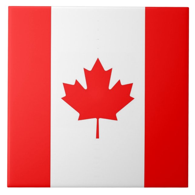 Canadian Flag Tile (Front)
