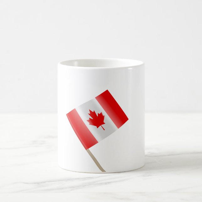 Canadian flag toothpick coffee mug (Center)