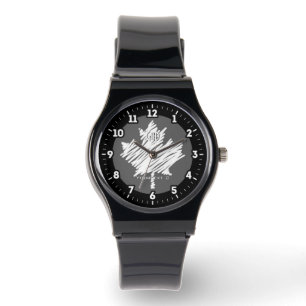 Canadian Flag White Maple Leaf Personalize It on a Watch