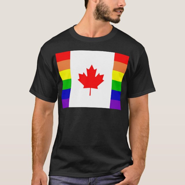 Canadian Gay Pride T-Shirt (Front)