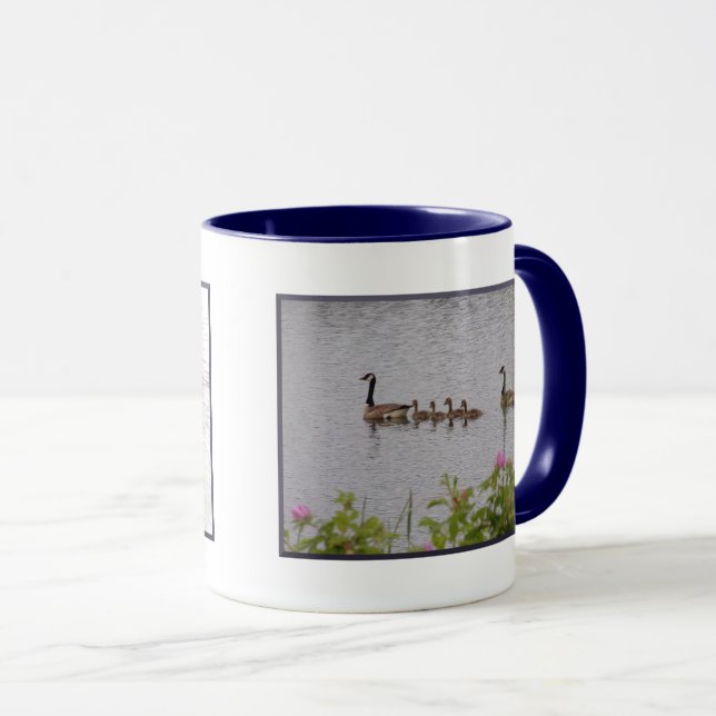 Canadian Geese/Duck Families Mug (Front Right)