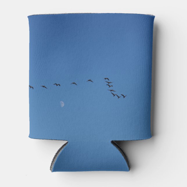 Canadian geese in flight    can cooler (Front)