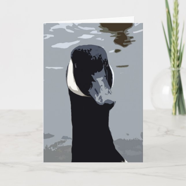 Canadian goose Birthday card (Front)