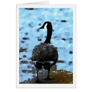 Canadian goose card