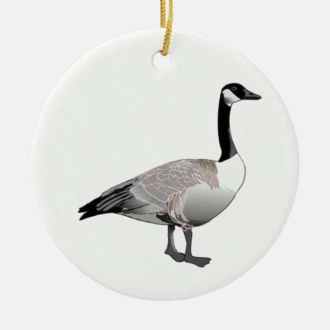 Canadian Goose Ceramic Ornament (Front)