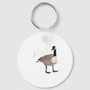 Canadian Goose Shirt Honk Funny Cute Bird Hunter G Keychain