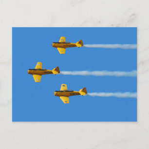 Canadian Harvard Aerobatic Team Postcard