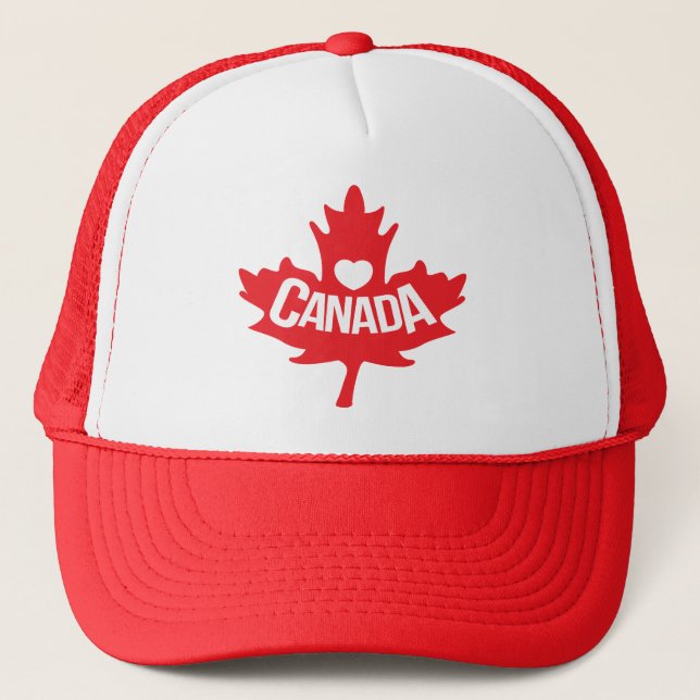 Canadian heart and red maple hat (Front)