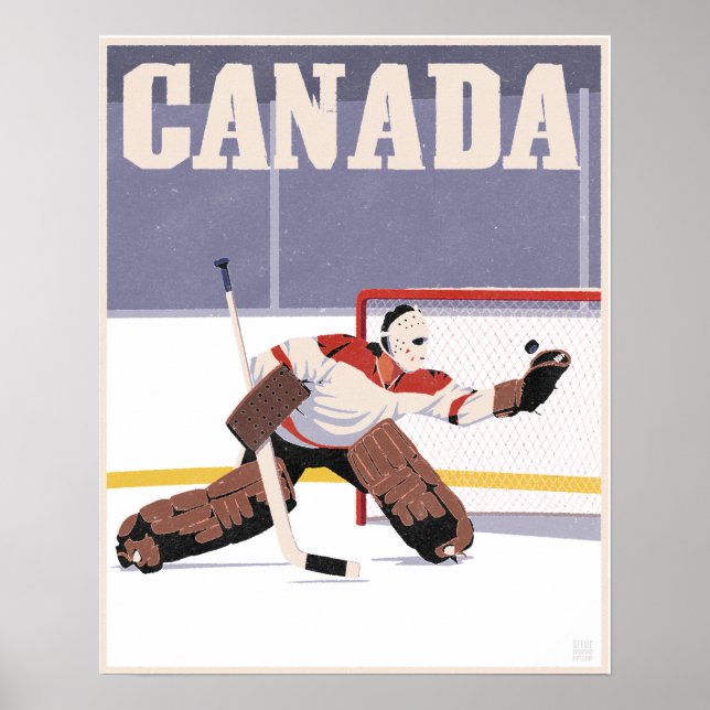 Canadian Hockey Poster (Front)