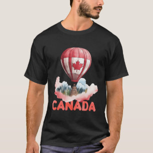 Canadian Hot Air Ballon Is Maple Leaf Shirt Is Can