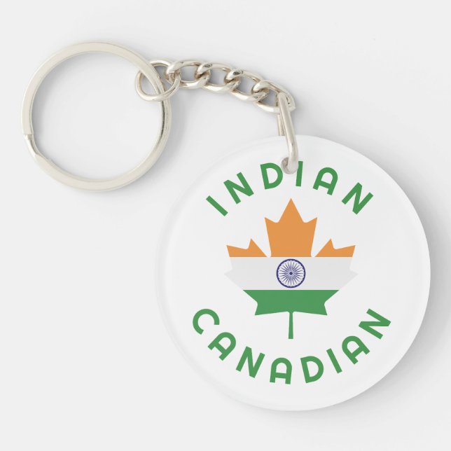 Canadian Indian Roots  Keychain (Front)