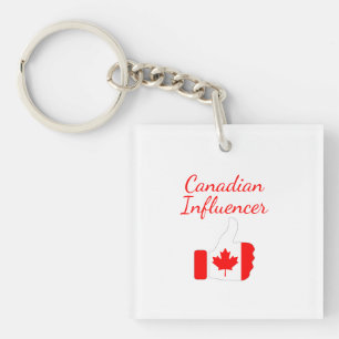 Canadian Influencer thumbs up Lighthouse route Keychain
