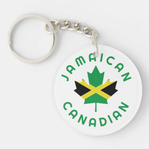 Canadian Jamaican  Roots  Keychain