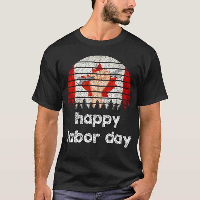 Canadian Labor Day Grunge Tee (Front)