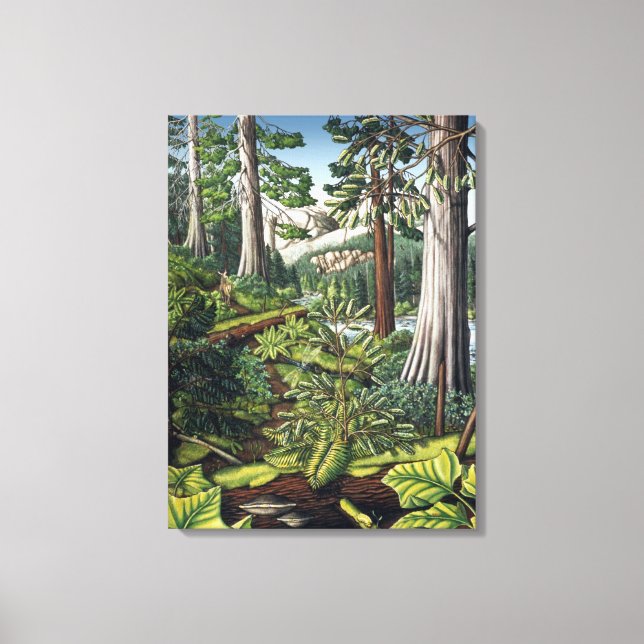 Canadian Landscape Painting Print Canvas (Front)
