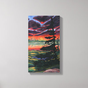 Canadian Landscape Painting Print Canvas Small