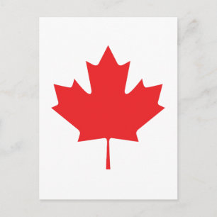 CANADIAN LEAF POSTCARD