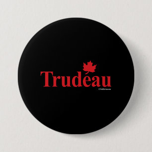 Canadian Liberal Trudeau -.png 3 Inch Round Button