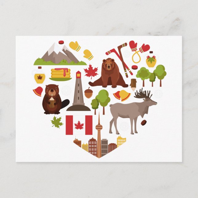 Canadian Love postcard (Front)