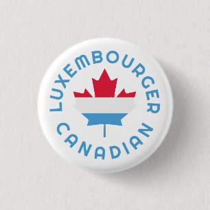 Canadian Luxembourger Roots 1 Inch Round Button