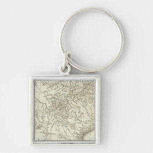 Canadian Map Keychain