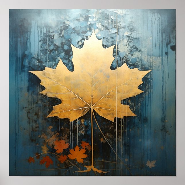 Canadian Maple leaf art print (Front)