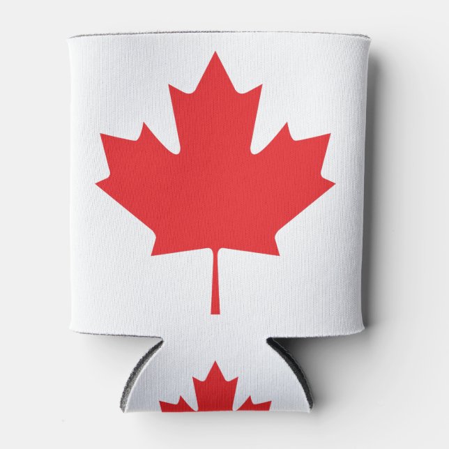 Canadian Maple Leaf Can Cooler (Front)