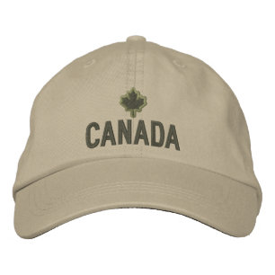 Canadian Maple Leaf Embroidery Canada Embroidered Hat